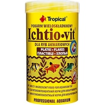 Tropical İchtio-Vit Zengin İçerikli Pul Balık Yemi 1000 Ml 200 G