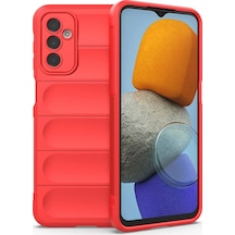 Newface Samsung Galaxy Uyumlu M23 Kılıf Optimum Silikon - Kırmızı Diğer