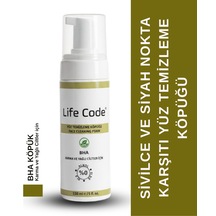 Life Code Yüz Temizleme Köpüğü Bha Karma Ve Yağlı Cilt Tipleri İçin Skın Care 150 Ml