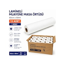 Lamineli Muayene Masa Örtüsü 50cmx50mt 12 Adet 1 Koli