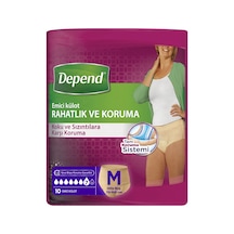 Depend Emici Külot Kadın Orta 10'lu - 7 Adet Tarı