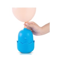 Mufunye Mini Elektrikli Balon Pompası Sevimli Karikatür Civciv Balon Üfleme Makinesi Geniş Hava Girişi Taşın On
