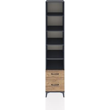 Hyperion Dolap 5 Raflı 2 Çekmeceli 44x44x221 Antrasit-çam Antrasit