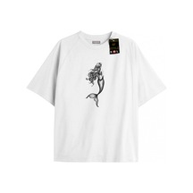 Tarzsokak Beyaz Oversize T-shirt Deniz Kızı Özel Tasarım
