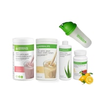 Herbalife Set 2 Adet Shake Ahududu-vanilya 1 Ad. Aloevera 1 Ad. Limon Çay 50 Gr Ve Shaker
