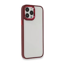 Apple Uyumlu iPhone 14 Pro Uyumlu Kılıf Dora Kapak - Kırmızı