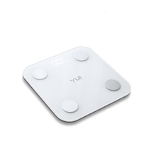 Yui KB12 Plus Şarjlı Yağ Ölçer Fonksiyonlu Akıllı Bluetooth Tartı (Teşhir)