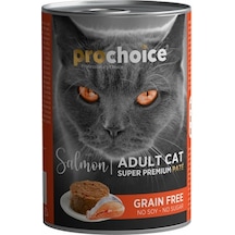 Prochoice Somonlu Pate Konserve Yetişkin Kedi Maması 12 x 400 G