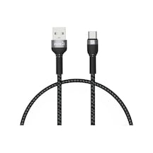 Shira Serisi Type-c Usb Kablo 30cm Siyah