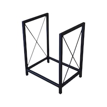 Odunluk Minimalist Metal Dekoratif Odunluk