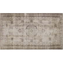 Klasik Modern Vintage Eskitme El Dokuma Halı 166 X 280 Cm 9355
