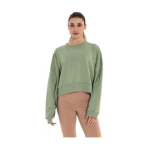 Inguz Organik Pamuk Oversize Sweatshirt Su Yeşili