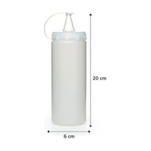 Sızdırmaz Şeffaf Kapaklı Yağlık Sosluk Şişesi Plastik Yağdanlık 400 Ml Ap-9028 Diğer