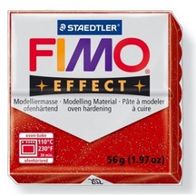Fimo Effect Polimer Kil 57G No 202 Glitter Red