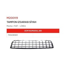 Tampon Izgarası Ön Lınea 07&gt 10 Boyasız Siyah