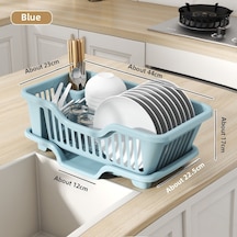 Springsun Mutfak Tezgahı Sulama Tabak Sepeti - Mavi Kalın Tip Küçük Boy, Besteçiler Ve Besteçiler İçin Organize Depolama Çözümü Diğer