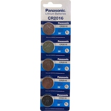 Panasonic Cr2016 3v Lityum Düğme Pil 5 Li Kartela 5 Adet