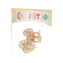 Sealland 3d Ahşap Maket Puzzle Traktör Gp004 8+ Yaş - Woodcraft Construction Kit