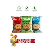 Nohut Cipsi 3'lü Mix - Mevsim Yeşillikleri 50 G + Paprika 50 G + Deniz Tuzlu 50 G