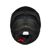 Nexx Y.100r Fullblack Mat Siyah Kask Sarı + Şeffaf Vizör Mat Siyah