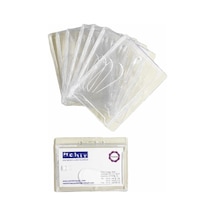 Yatay Kart Koruyucu Seffaf Sert Plastik 10'lu