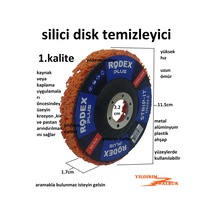 Silici Disk 115 Kaynak Demir Pas Silme Temizleme Keçe Kaynakçı Ah