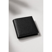 Bihan Store Erkek Floter Desen Dikey Cüzdan 102 SİYAH