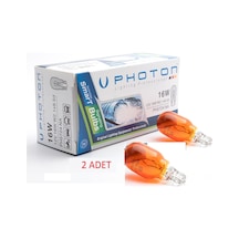 Photon T15 W161 Dipsiz Turuncu Amber 2 Adet