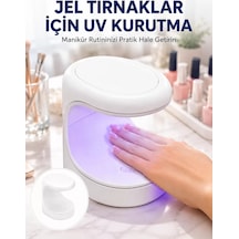Kalıcı Oje Kurutucu Uv Led Teknolojisi Taşınabilir Mini Tırnak Kurutucu Yeni Nesil 00