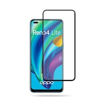 Zore Oppo Reno 4 Lite Uyumlu Kenarları Kırılmaya Dayanıklı Cam Ekran Koruyucu