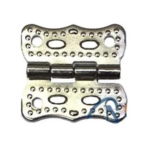 Papatya Menteşe - Küçük 20x20 Mm, Nikel, 100 Adet Beyaz