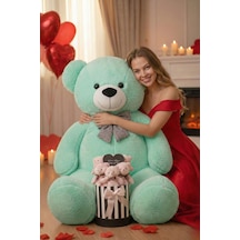 Kadınlar Günü Ne Özel: 90 Cm Peluş Ayı & Aynalı Mesajlı Pembe Silindir Ayıcık Buketi Romantik Sevgiliye Hediye Buket 13290768