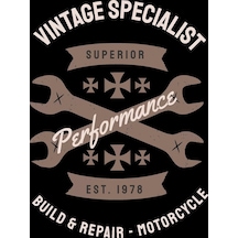 Vintage Specialist Sticker 10x10 Cmrenkli Sticker