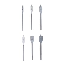 Brio Düz Freze Matkap Seti 10, 25 Milimetre 6 Pcs