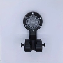 Globalbloom Siyah Ayarlanabilir Vantuzlu Duş Başlığı Askısı Delme İhtiyacı Yok Döner Askılı Siyah