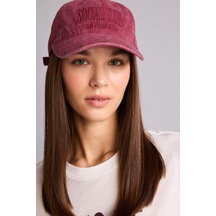 Defacto Kadın Yıkamalı Jean Cap Bordo Şapka H6749ax26wnbr2 Bordo-br2