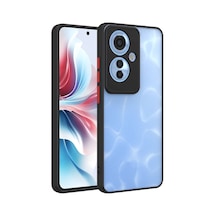 Zore Reno 11f 5g Kılıf Nvth Hux Kapak - Siyah