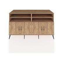 Kronos Konsol 6 Raflı 4 Kapaklı 176x59x99 Çam-çam/aytaşı Çam-çam/aytaşı