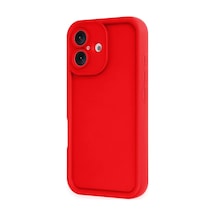 Newface Apple İphone 16 Kılıf Viera Silikon - Kırmızı