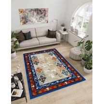 Dijidekor Işıltı Koleksiyonu Model11 Süngerli Dijital Baskılı Saçaksız Mutfak Halısı Yolluk