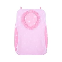 Sevi Bebe Kirli Çamaşır Torbası - Pembe Yıldız Açık Ahşap