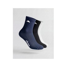 Ellesse 6sm9020-mlt 3'lü Kısa Konç Spor Çorap Erkek - Lacivert/siyah/kırık Beyaz Karışık