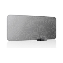 Topography Kaymaz Dikişli Kauçuk Oyuncu Mousepad V2 - 70x30 Xl Gaming Mouse Pad Fare Altlığı