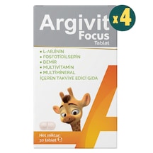 Argivit Focus 30 Tablet 4 Adet