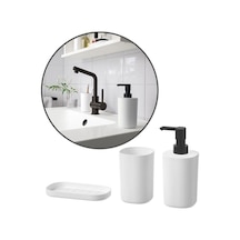 Storavan 3 Parça Banyo Tuvalet Sabunluk Fırçalık Seti
