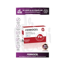 Dr. Henri Ferrocel Demir Bisglisinat Vitamin D3 ve Vitamin C 30 Kapsül