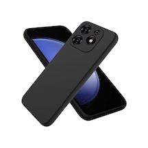 Tecno Spark Go 2024 Kılıf First Silikon - Siyah Sıyah