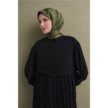 Armine Saf İpek Twill Eşarp 9622d 04 Turkuaz Mavi