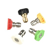 Didadodo 5 Adet Araba Yıkama Memesi 1/4 Hızlı Bağlantı Metal Jet Lances Memesi Yüksek Basınçlı Su Tabancaları Sabun Yıkama Püskürtme Memesi