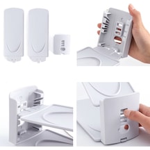 Sones Çift Katmanlı Ayarlanabilir Ayakkabı Askısı Ev Tipi Toz Geçirmez Ayakkabı Saklama Rafı Pembe Pembe